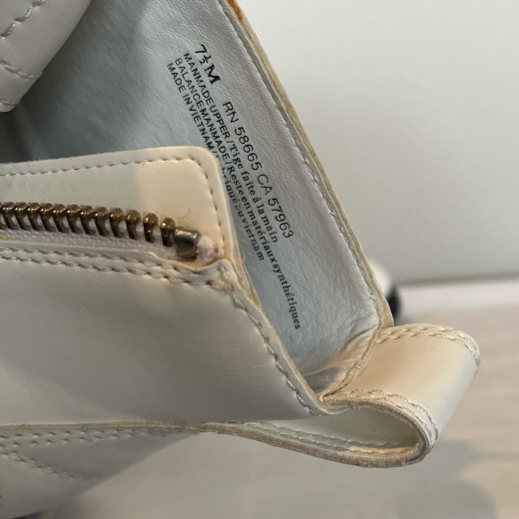 ABOUND-NWT White Combat Lace Up Ankle Boots With Black Laces Size 7.5 - Picture 11 of 12